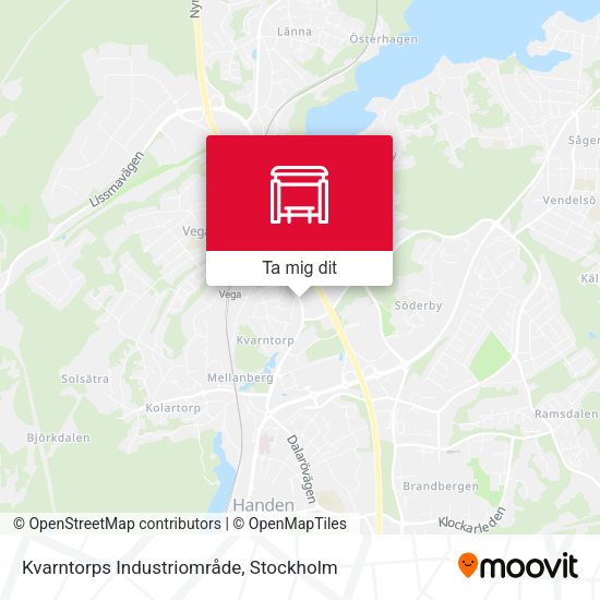 Kvarntorps Industriområde karta