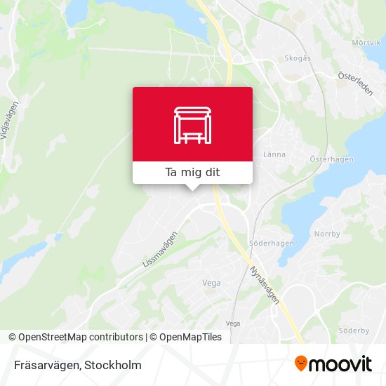 Fräsarvägen karta