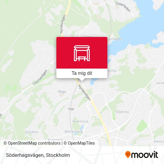 Söderhagsvägen karta