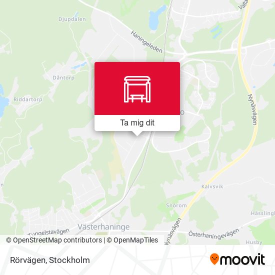 Rörvägen karta