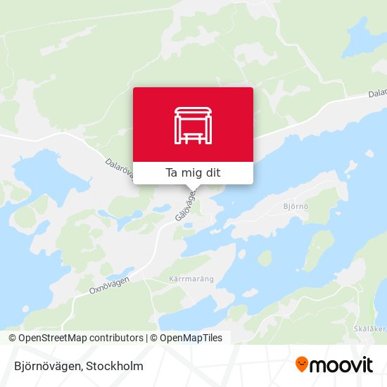 Björnövägen karta