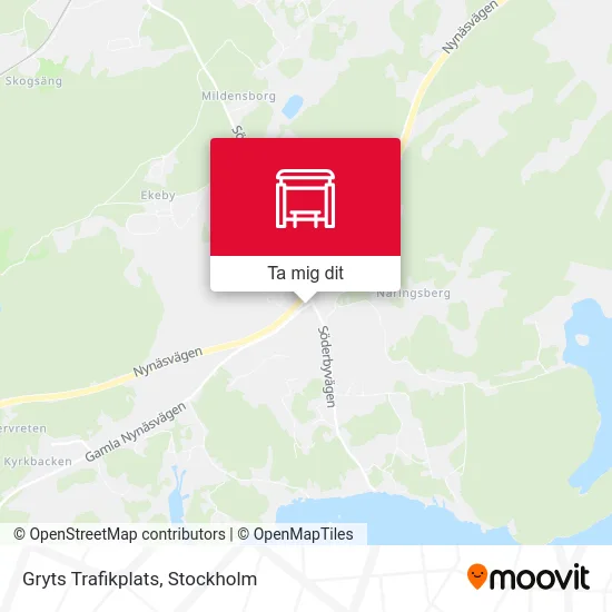 Gryts Trafikplats karta