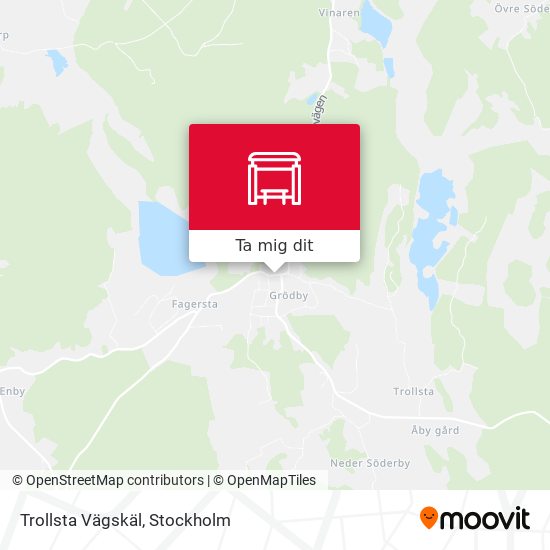 Trollsta Vägskäl karta