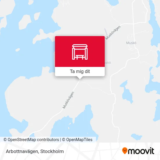 Arbottnavägen karta