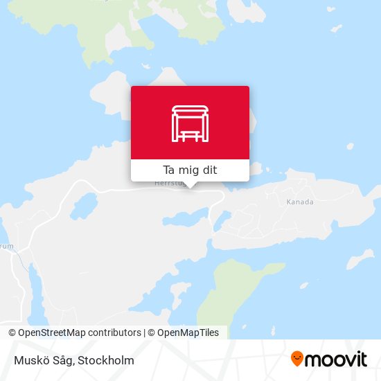 Muskö Såg karta