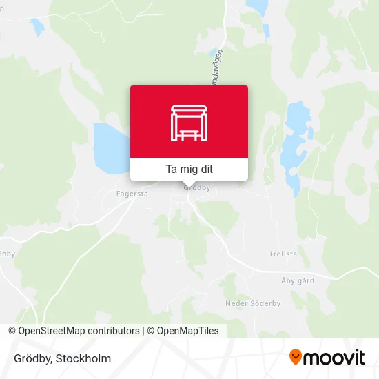 Grödby karta