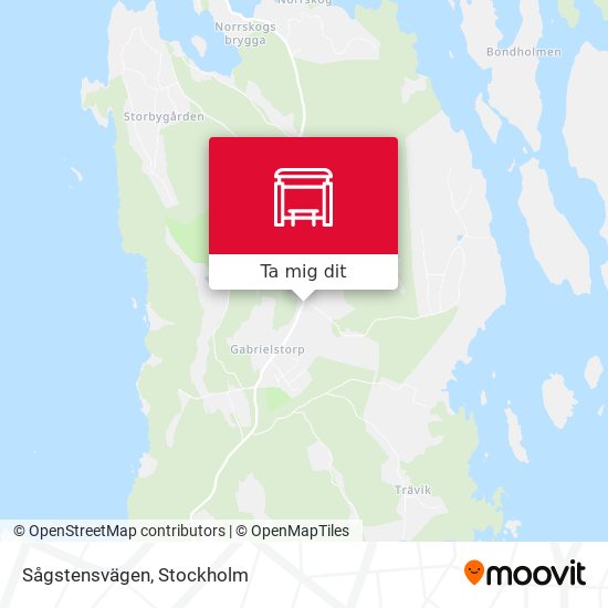 Sågstensvägen karta