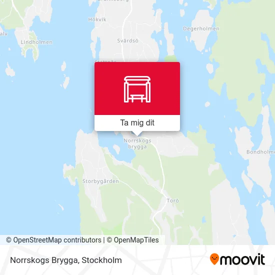 Norrskogs Brygga karta
