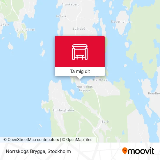 Norrskogs Brygga karta