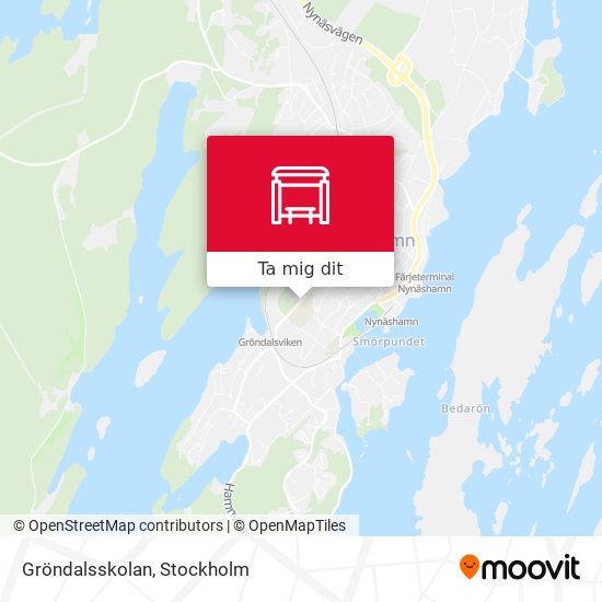 Gröndalsskolan karta