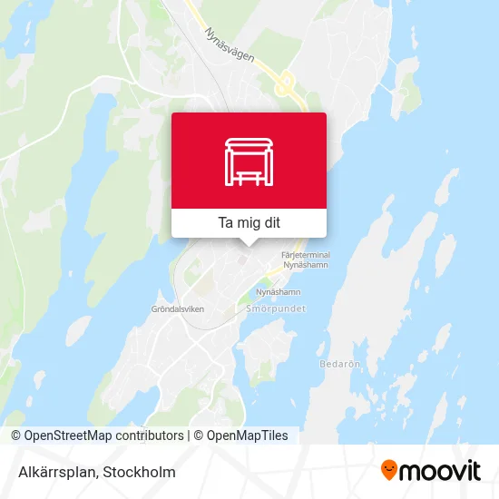 Alkärrsplan karta