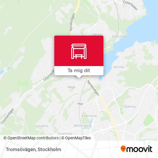 Tromsövägen karta