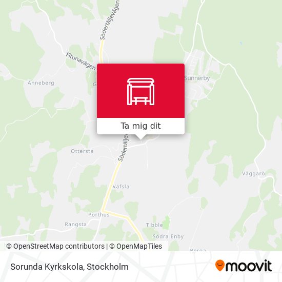 Sorunda Kyrkskola karta