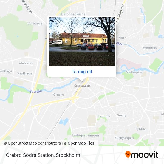 Örebro Södra Station karta