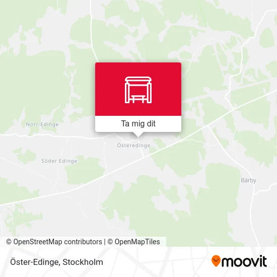 Öster-Edinge karta