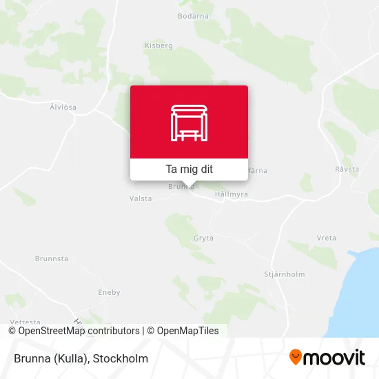 Brunna (Kulla) karta