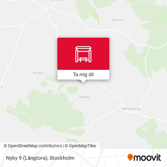 Nyby 9 (Långtora) karta