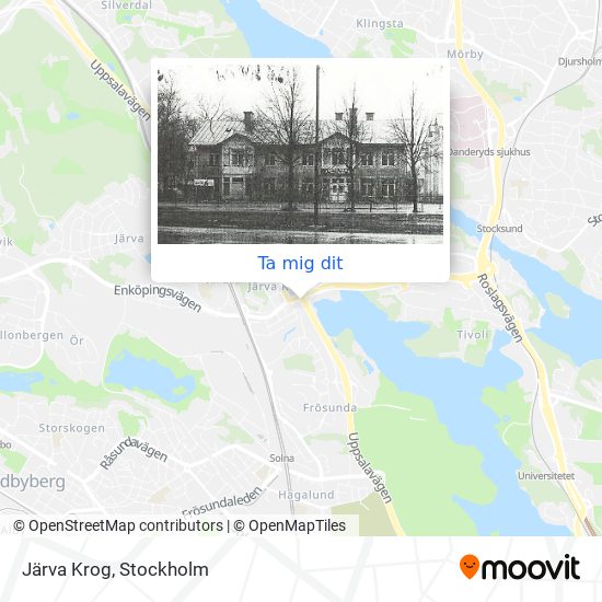 Järva Krog karta