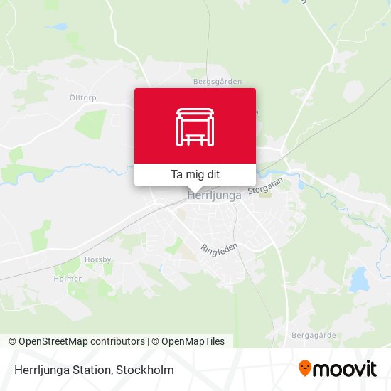 Herrljunga Station karta