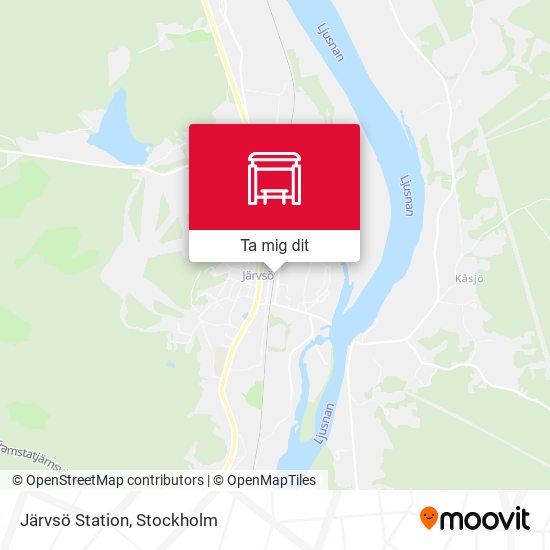 Järvsö Station karta