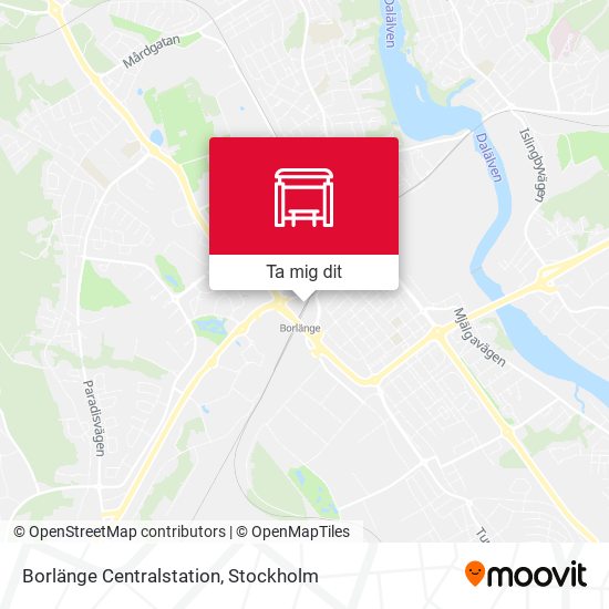 Borlänge Centralstation karta