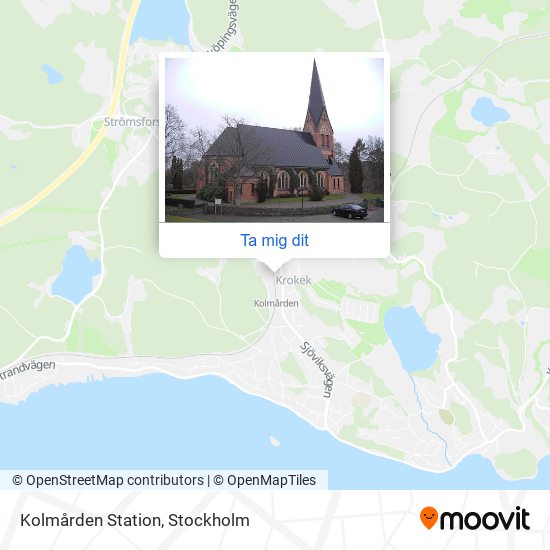 Kolmården Station karta