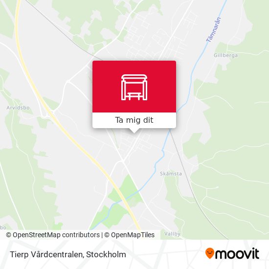 Tierp Vårdcentralen karta