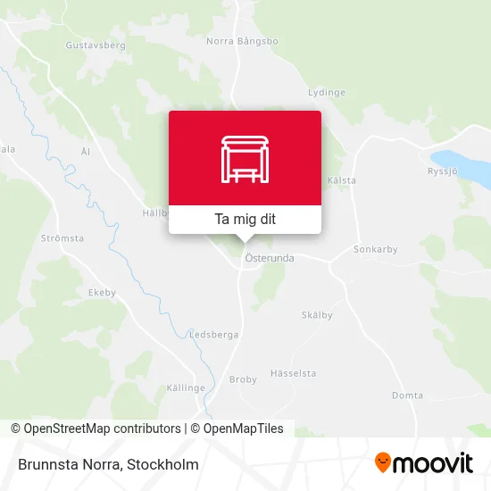 Brunnsta Norra karta