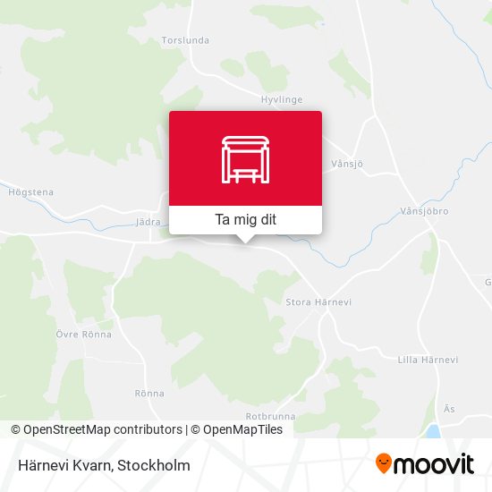 Härnevi Kvarn karta