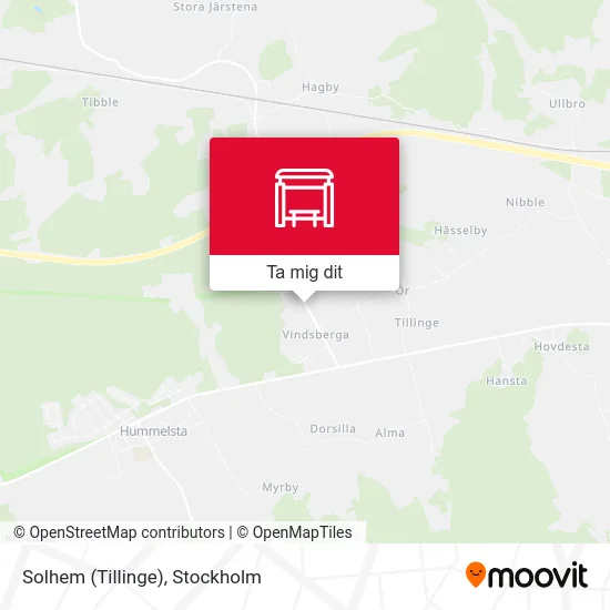 Solhem (Tillinge) karta