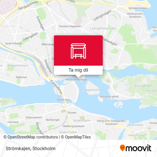 Strömkajen karta