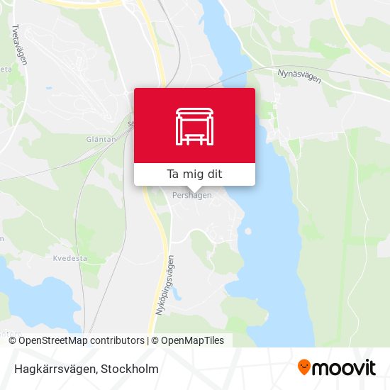 Hagkärrsvägen karta