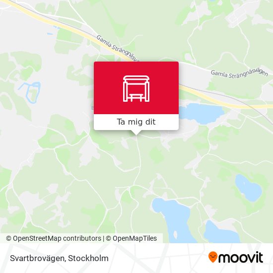 Svartbrovägen karta