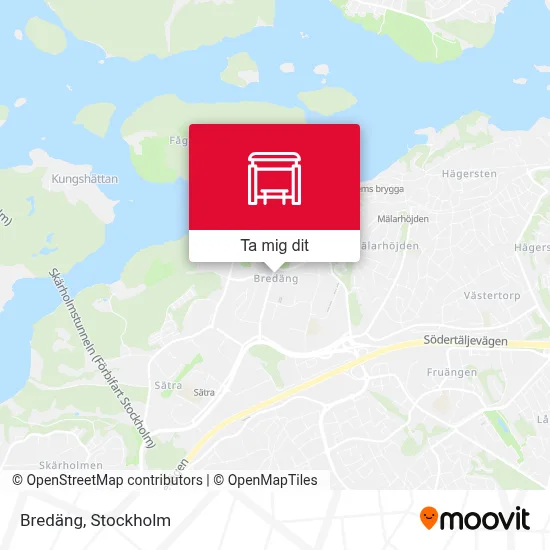 Bredäng karta