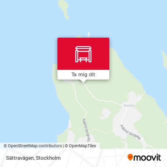 Sättravägen karta