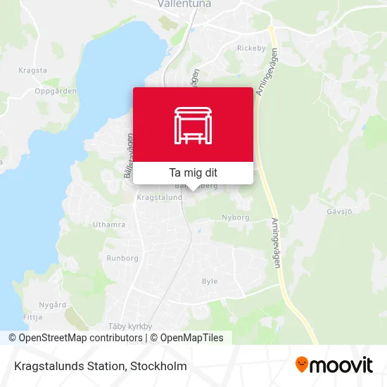 Kragstalunds Station karta