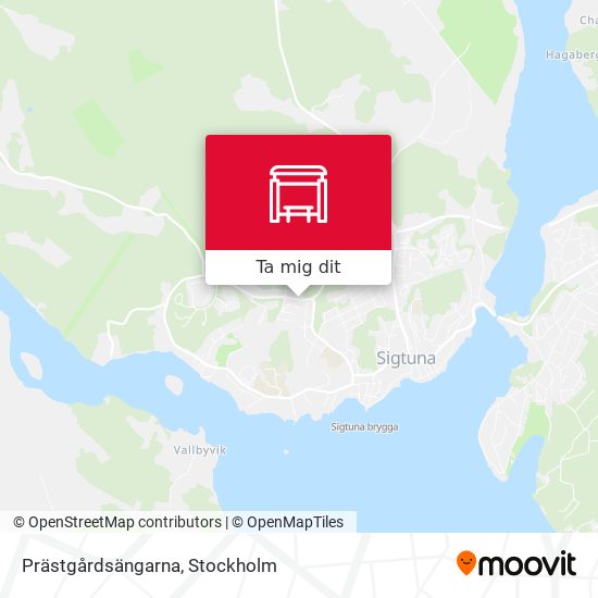 Prästgårdsängarna karta