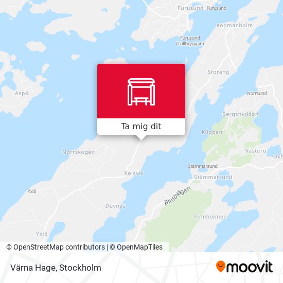 Värna Hage karta