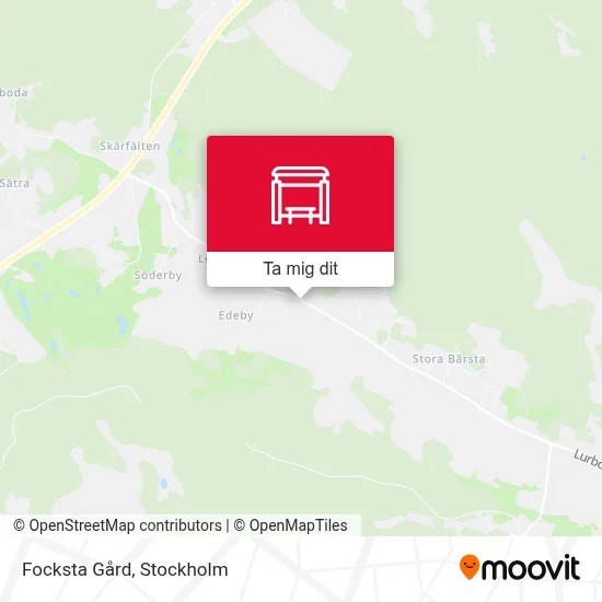 Focksta Gård karta