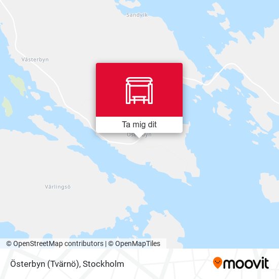 Österbyn (Tvärnö) karta