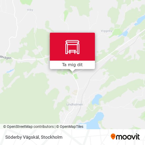 Söderby Vägskäl karta