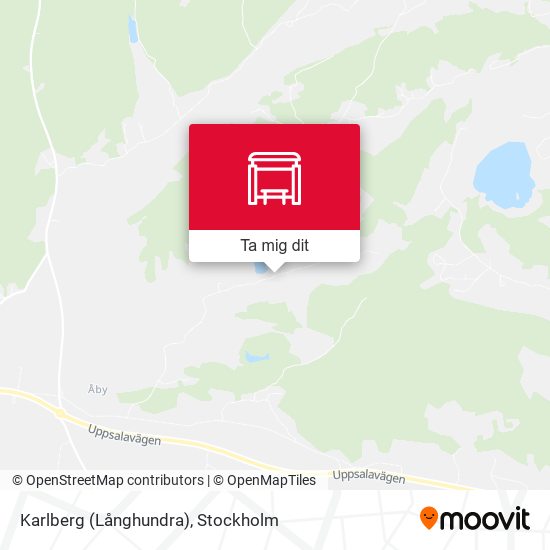 Karlberg (Långhundra) karta