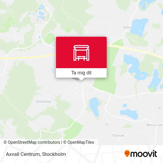 Axvall Centrum karta