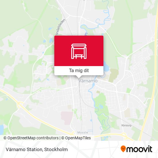 Värnamo Station karta