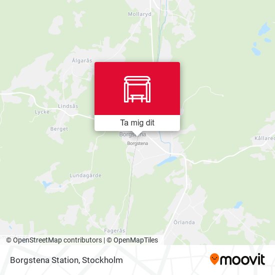 Borgstena Station karta
