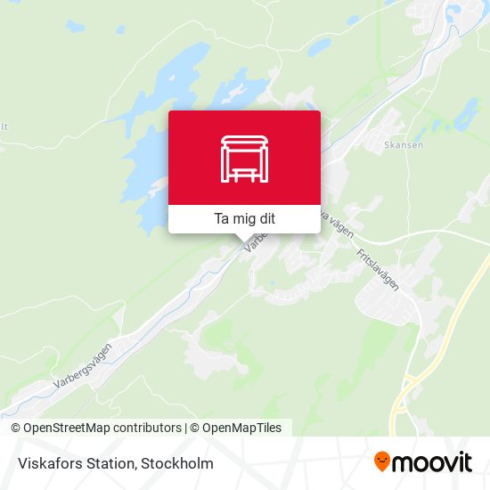 Viskafors Station karta