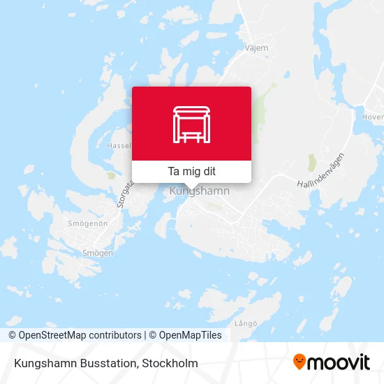 Kungshamn Busstation karta