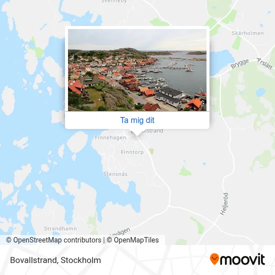 Bovallstrand karta