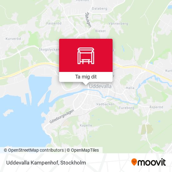 Uddevalla Kampenhof karta