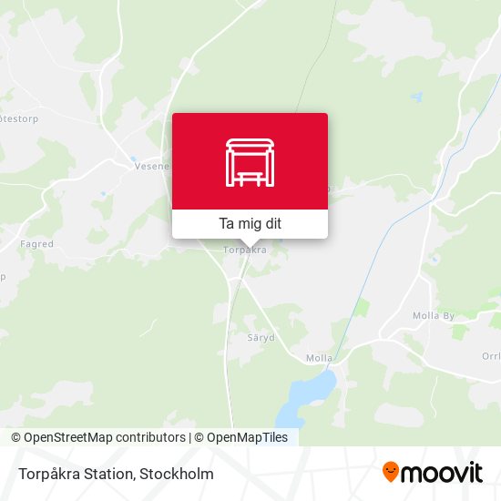 Torpåkra Station karta